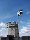 flag on tower.jpg (15351 bytes)